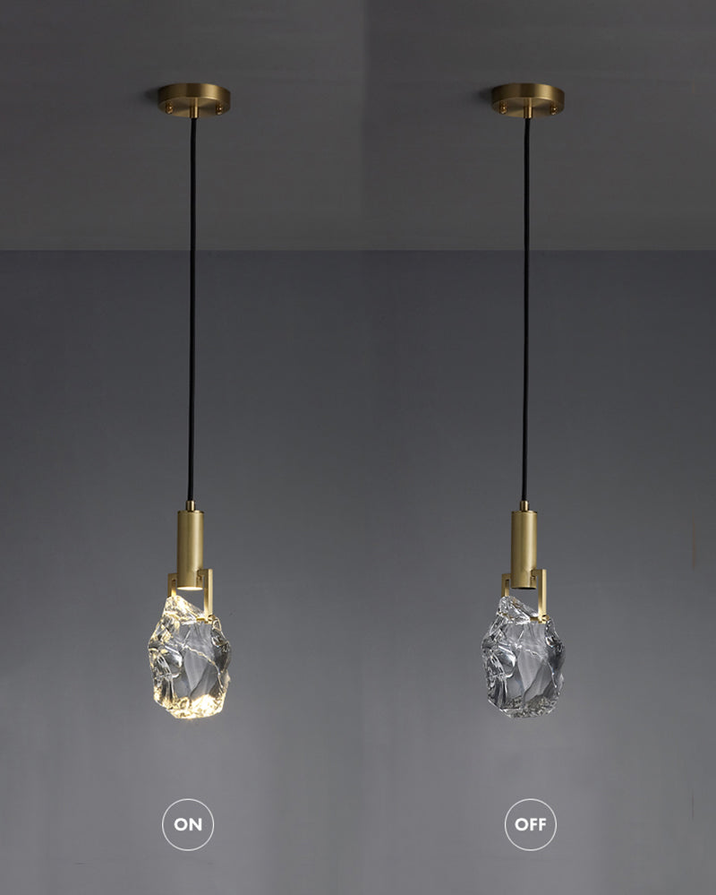 Iraegular Crystal Pendant Light