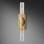 Bamcee Glass Shaded Linear Wall Sconce 23H Modern Wall Lamp