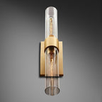 Bamcee Glass Shaded Linear Wall Sconce 23H Modern Wall Lamp