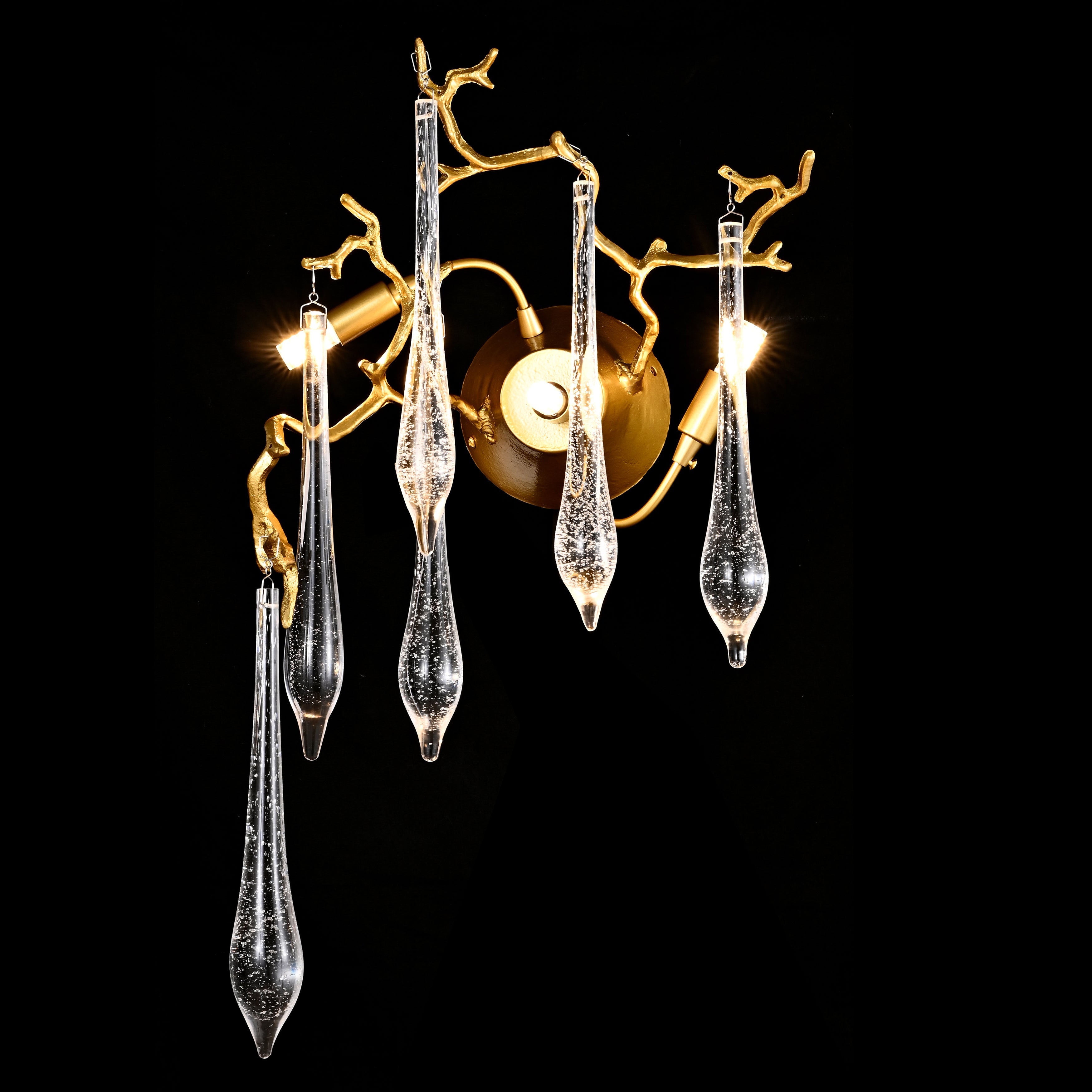 Branching Teardrop Wall Sconce