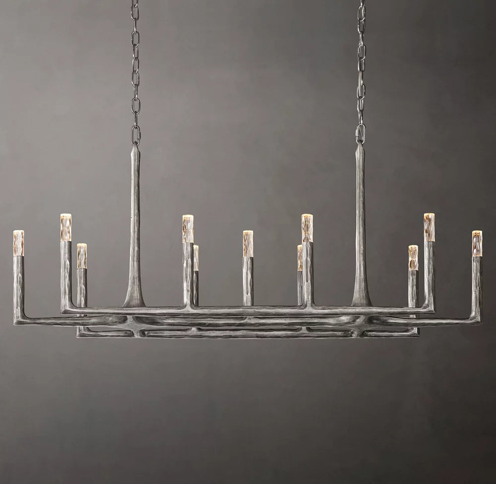 Thaddeus Linear Chandelier 54 11-Lights For Living Room