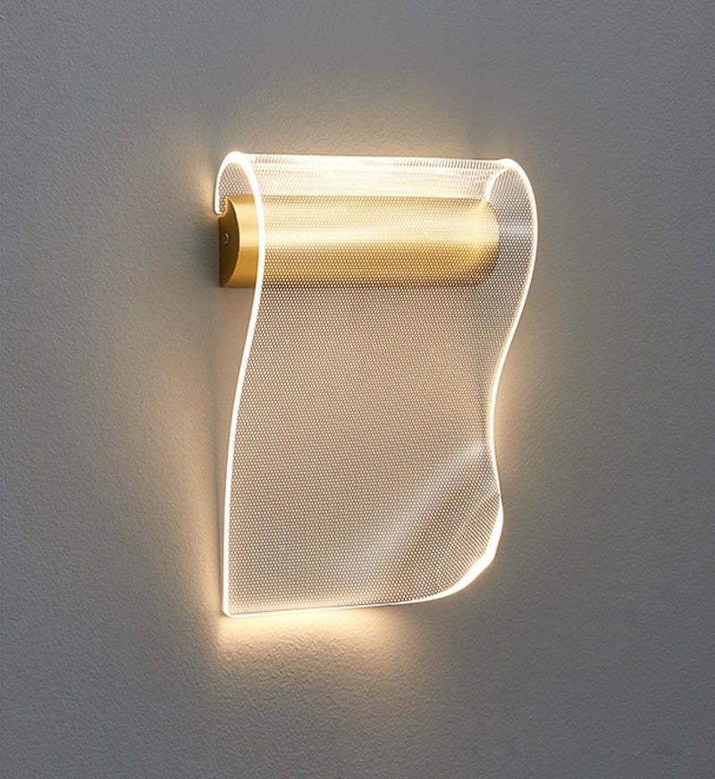 Acrylic Minimalist Wall Sconce