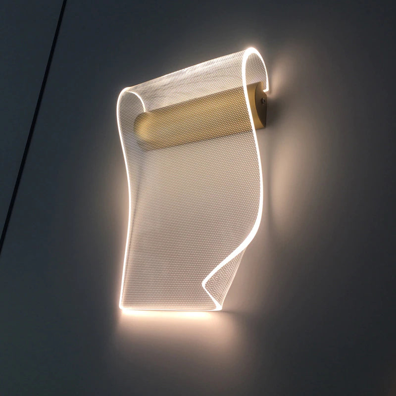 Acrylic Minimalist Wall Sconce