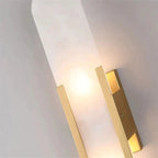 Alabaster Linear Wall Sconce For Hallways