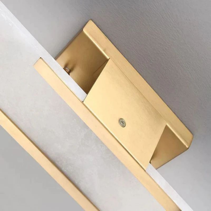 Alabaster Linear Wall Sconce For Hallways