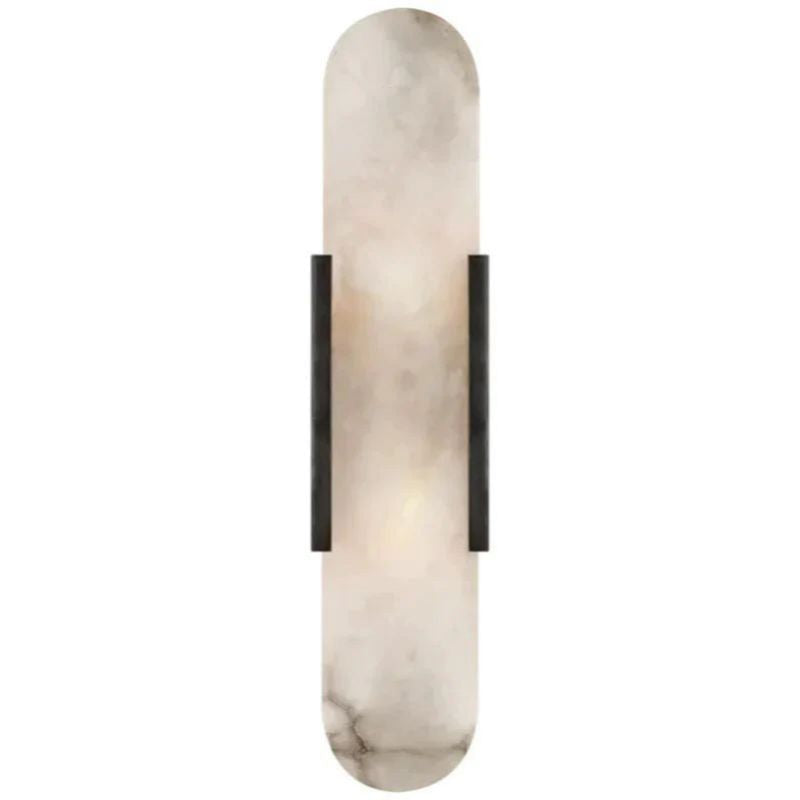Alabaster Linear Wall Sconce For Hallways