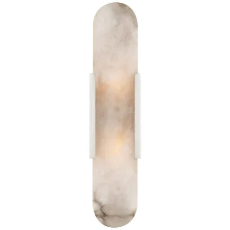 Alabaster Linear Wall Sconce For Hallways