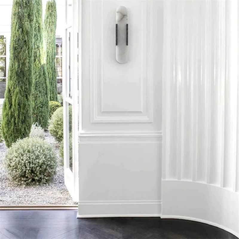 Alabaster Linear Wall Sconce For Hallways