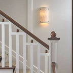 Alabaster Semicircular Wall Sconce-konalight