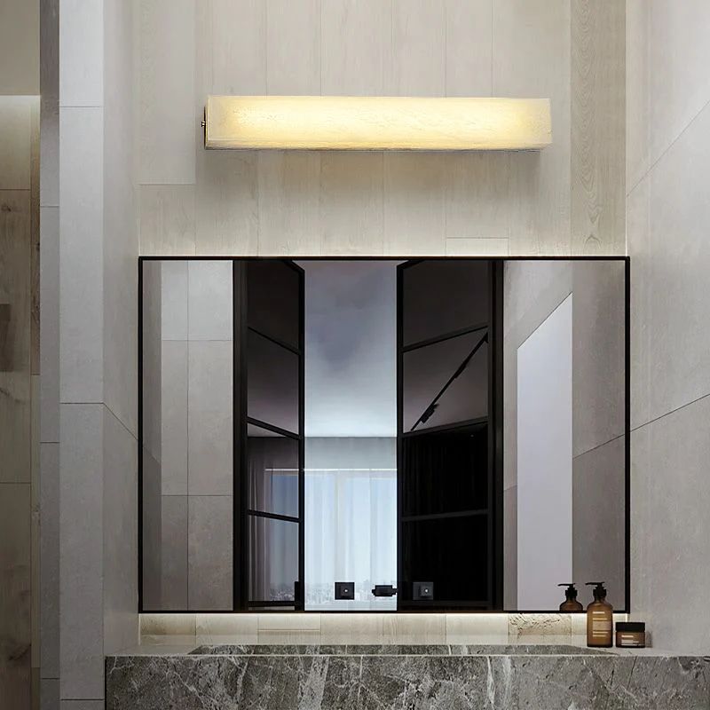 Simple Alabaster  Wall Sconce-konalight