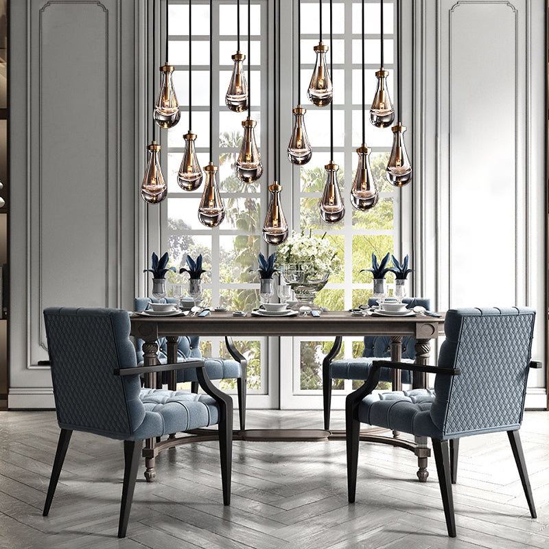Raindrop Rectangular Chandelier 54