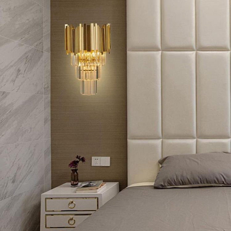 Modern Luxury Gold Plated Wall Sconce