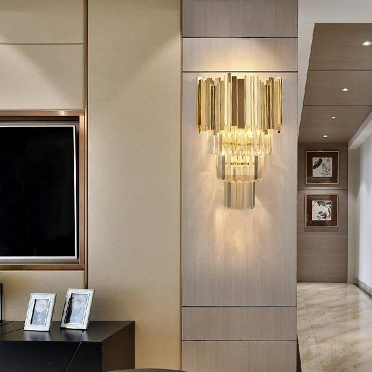 Modern Luxury Gold Plated Wall Sconce