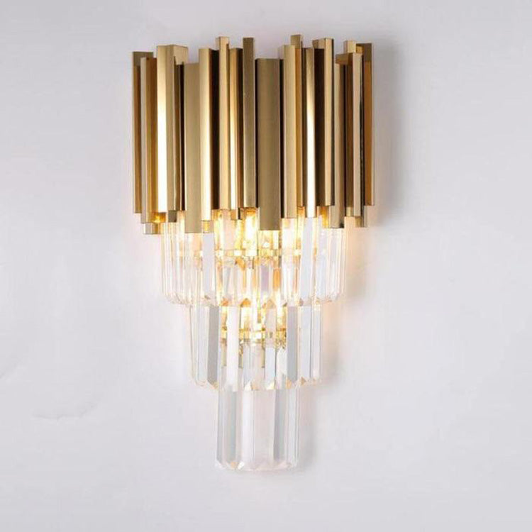 Modern Luxury Gold Plated Wall Sconce