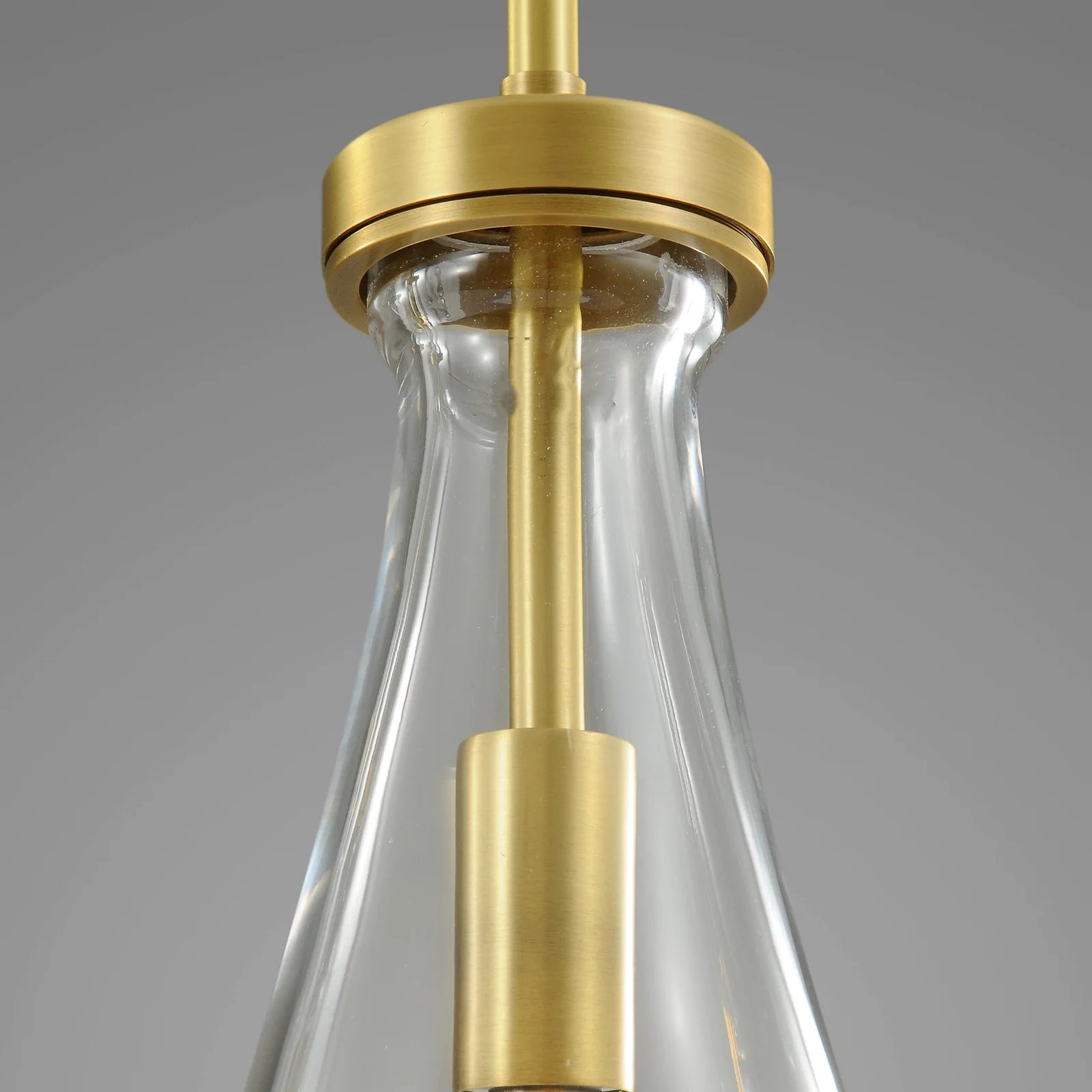 Raindrop Rectangular 5-Light Rod Chandelier