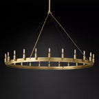 Camin Vintage Filament Round Chandelier 50 For Living Room-konalight