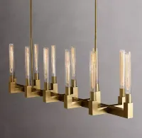 Cannele Linear Chandelier 67 For Kitchen Island