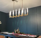 Cannele Linear Chandelier 67 For Kitchen Island