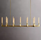 Cannele Linear Chandelier 67 For Kitchen Island