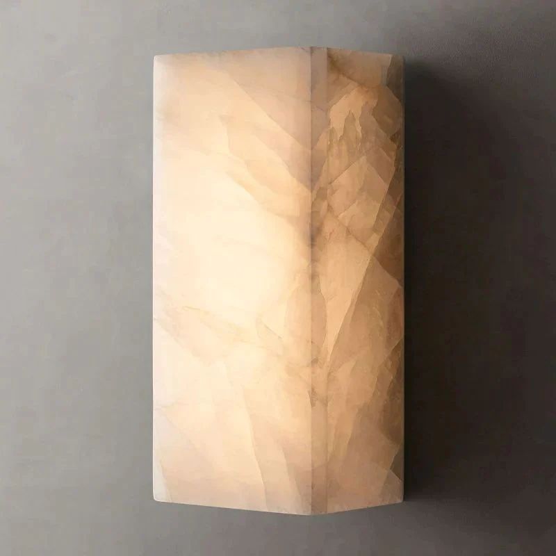 Cassidy Calcite Wall Sconce For Bedroom-konalight