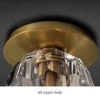 Boule De Clear Crystal Ball Petite Wall Sconce