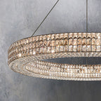 Crystal Glass Spiridon Round Chandelier 32 44 59 For Dinning Room