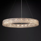 Crystal Glass Spiridon Round Chandelier 32 44 59 For Dinning Room-konalight