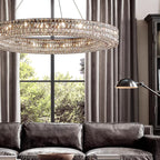 Crystal Glass Spiridon Round Chandelier 32 44 59 For Dinning Room