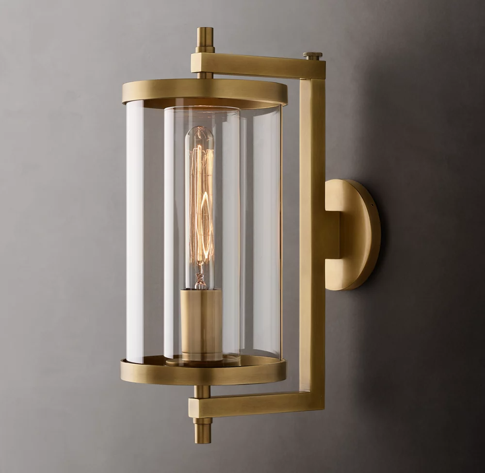 Devaux Round Wall Sconce 16H-konalight