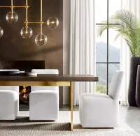 Fulcrum Glass globe mobile linear chandelier 60 For Living Room