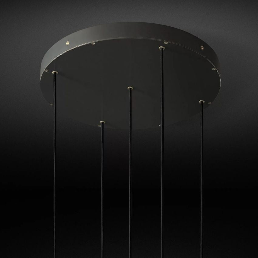Fulcrum Glass Globe Cluster Chandelier 28 For Living Room
