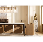 Lattice Clear Glass Rectangular Chandelier 67