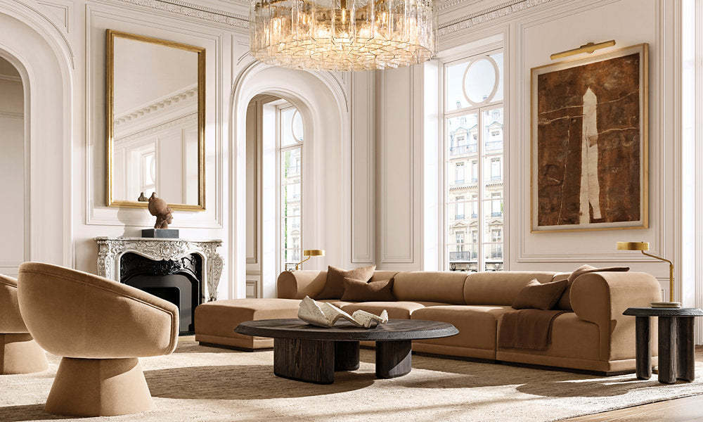 Lattice Clear Glass Round Chandelier 48