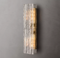 Lattice Clear Glass Sconce 30