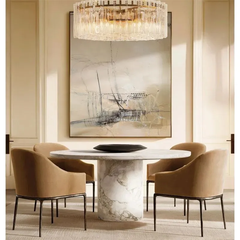 Lattice Glass Round Chandelier 37