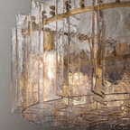 Lattice Glass Round Chandelier 37