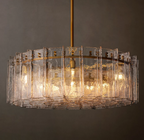 Lattice Glass Round Chandelier 37