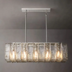 Lattice Linear Glass Chandelier 49