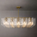 Lattice Square Glass Chandelier 60 25-Lights