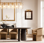 Lattice smoke glass linear chandelier 67