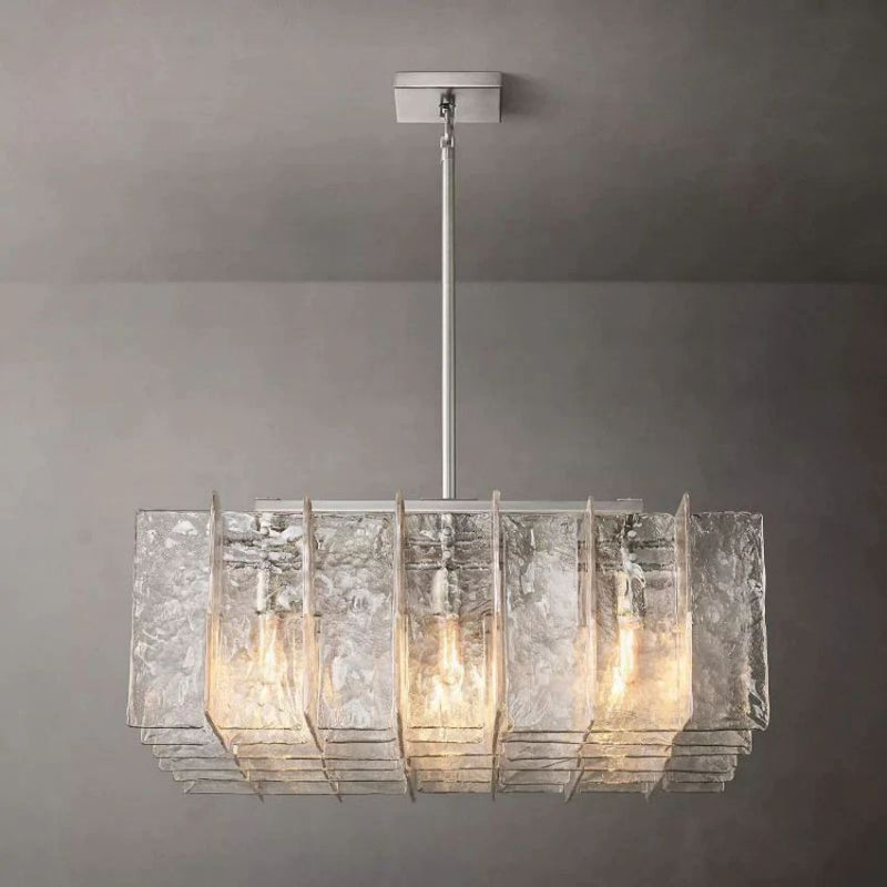 Lattice square chandelier 37