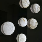 Dome Art Marble Modern Wall Sconce