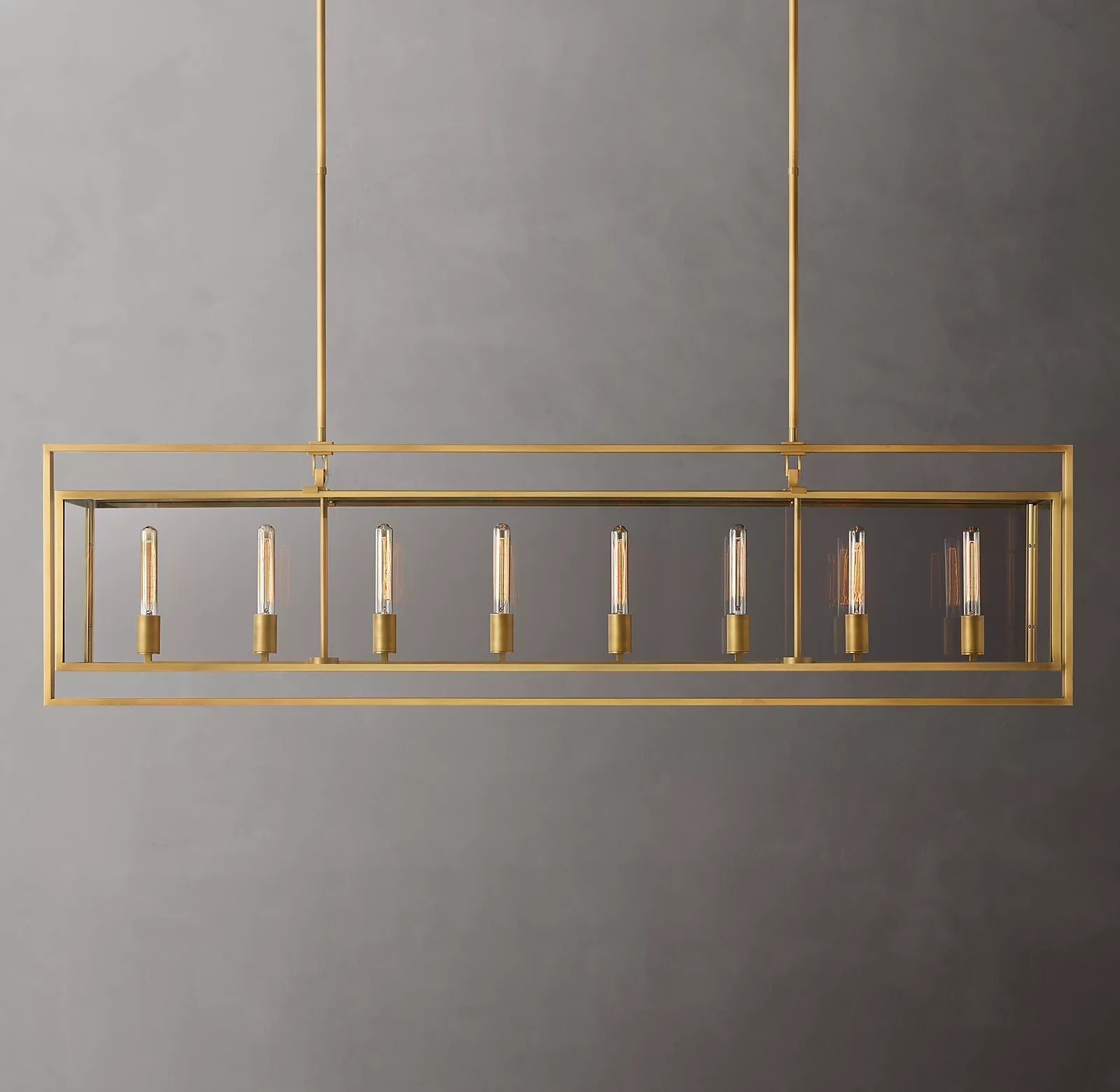 Michael Beck Rectangular Chandelier 72 For Living Room-konalight