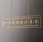 Michael Beck Rectangular Chandelier 72 For Living Room