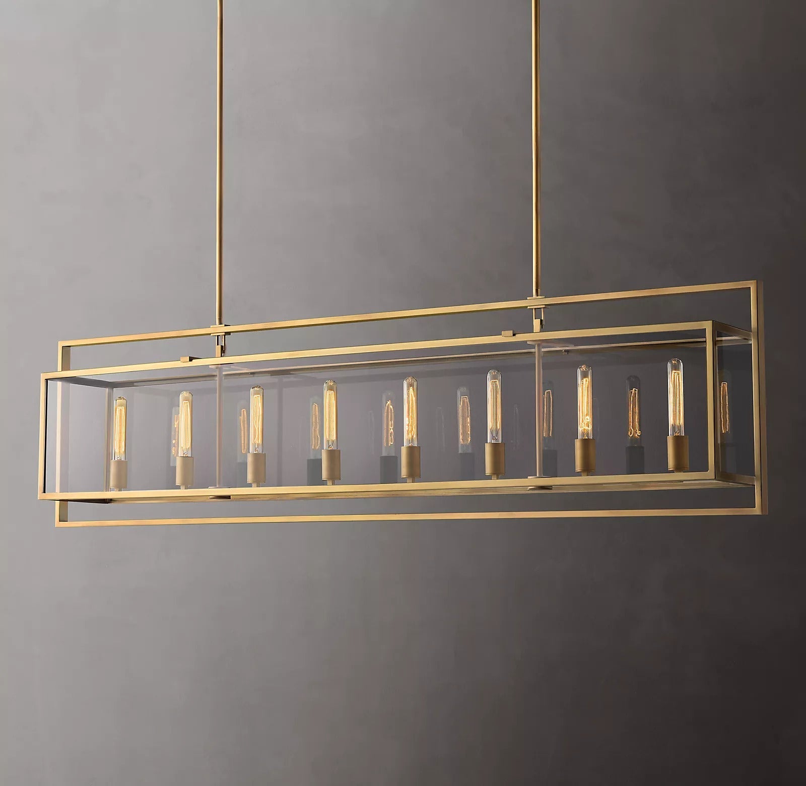 Michael Beck Rectangular Chandelier 72 For Living Room