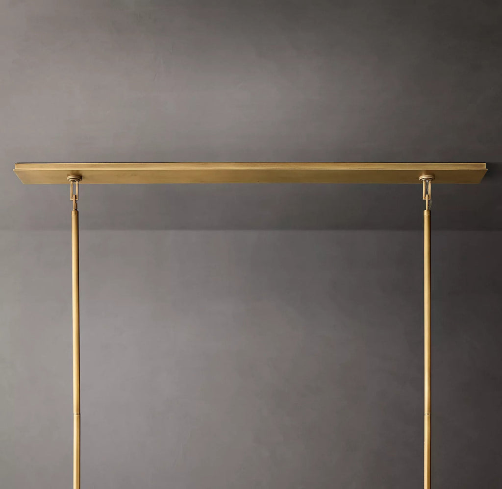 Michael Beck Rectangular Chandelier 72 For Living Room