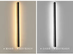 Minimalist long bar wall light
