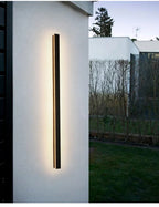 Minimalist long bar wall light