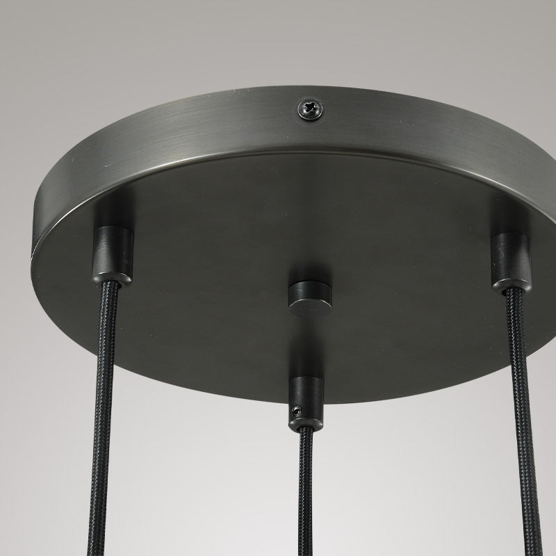 Raindrop Round 5-Lights Cord Chandelier