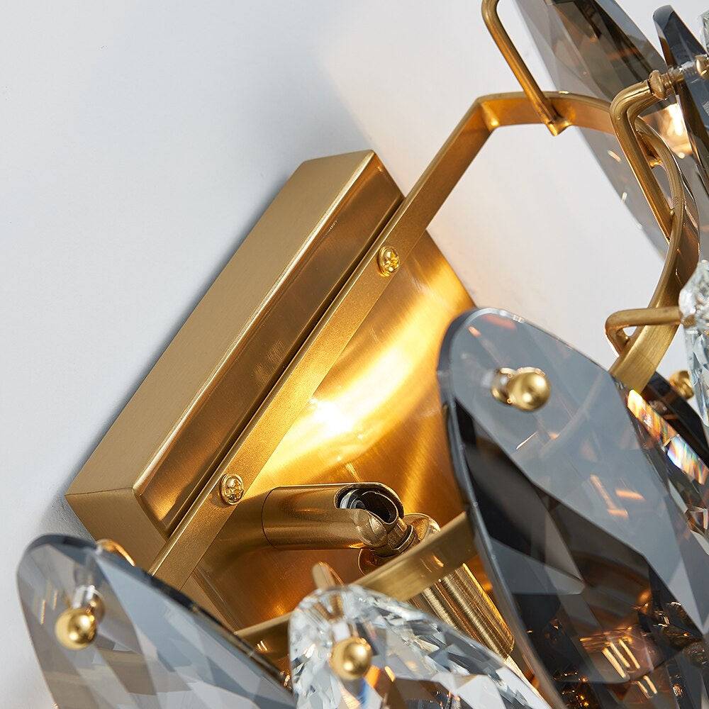Scale Crystal Wall Sconce